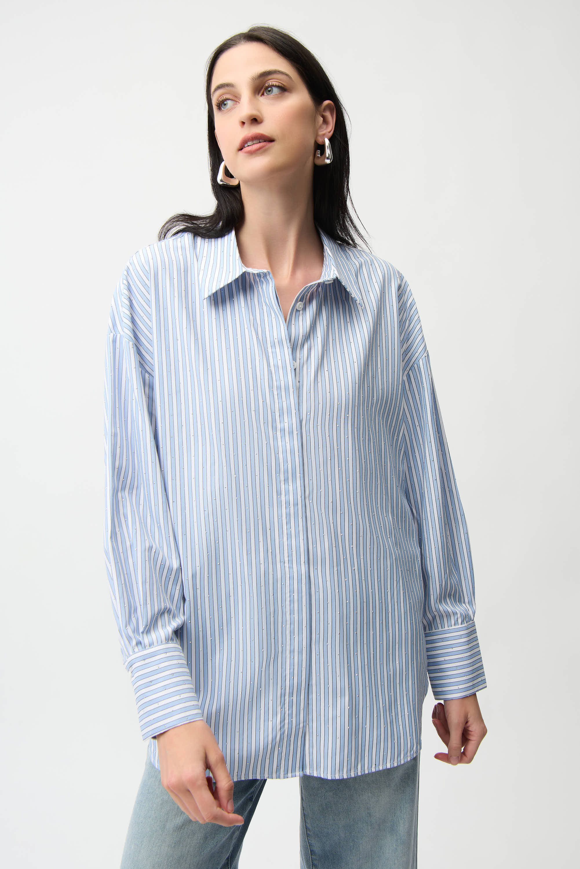 Striped Sparkly Blouse