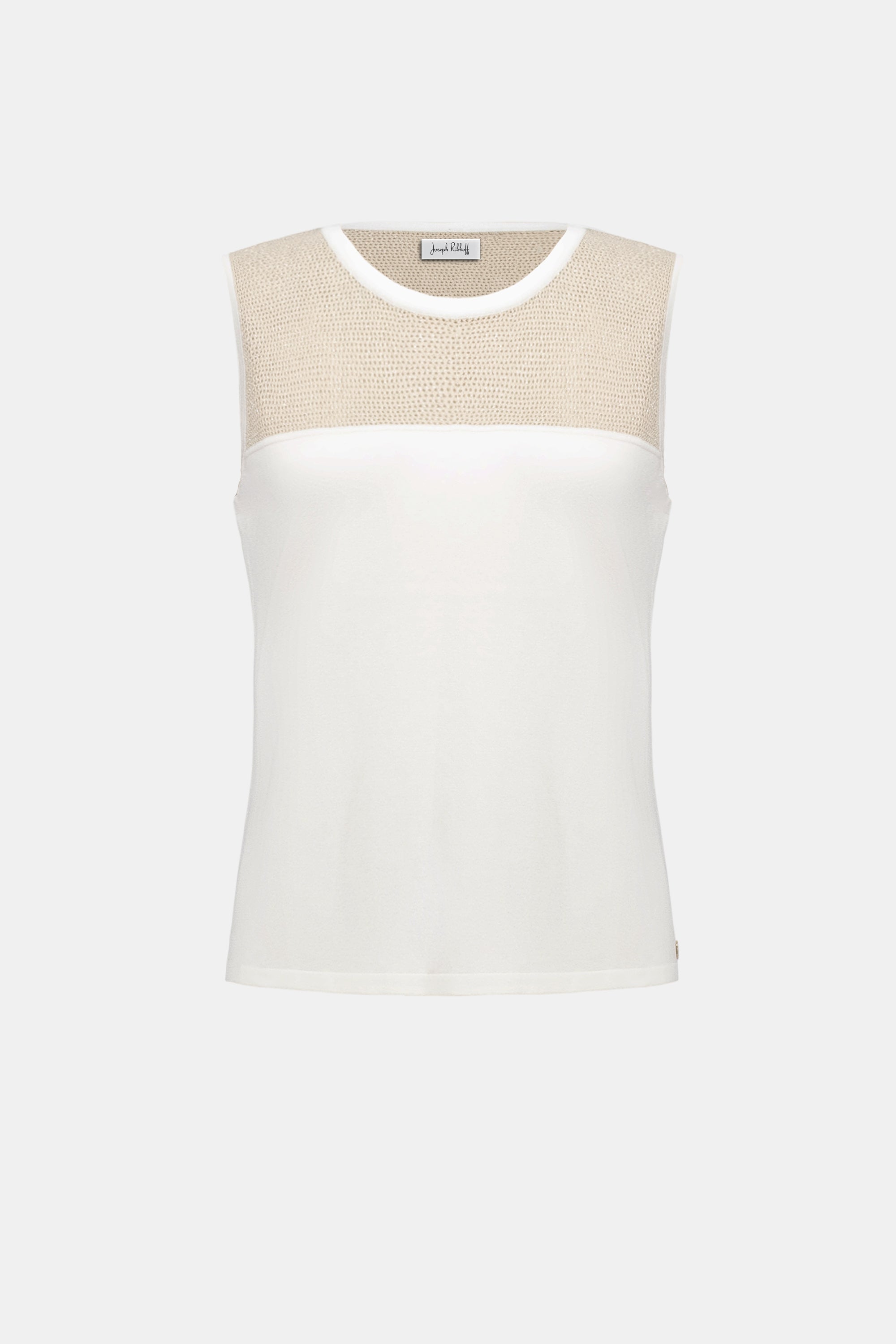 Crew Neck Sleeveless Pullover