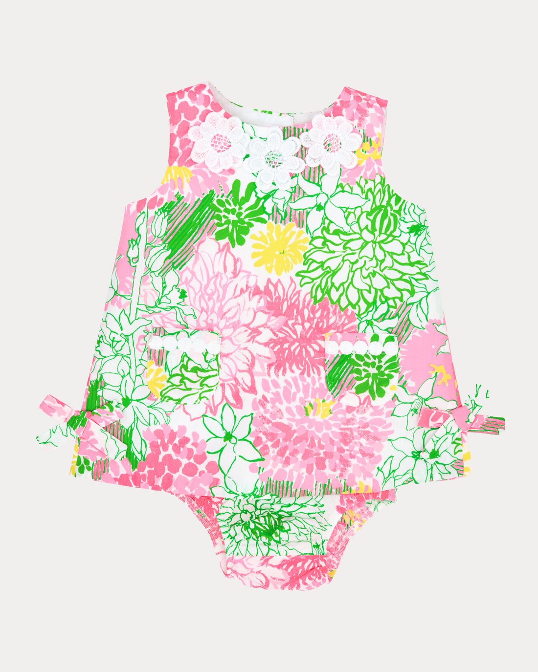 Baby Lilly Shift - Resort White Mum Patch