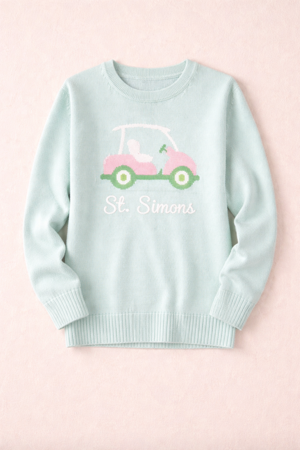St Simons Golf Cart Sweater