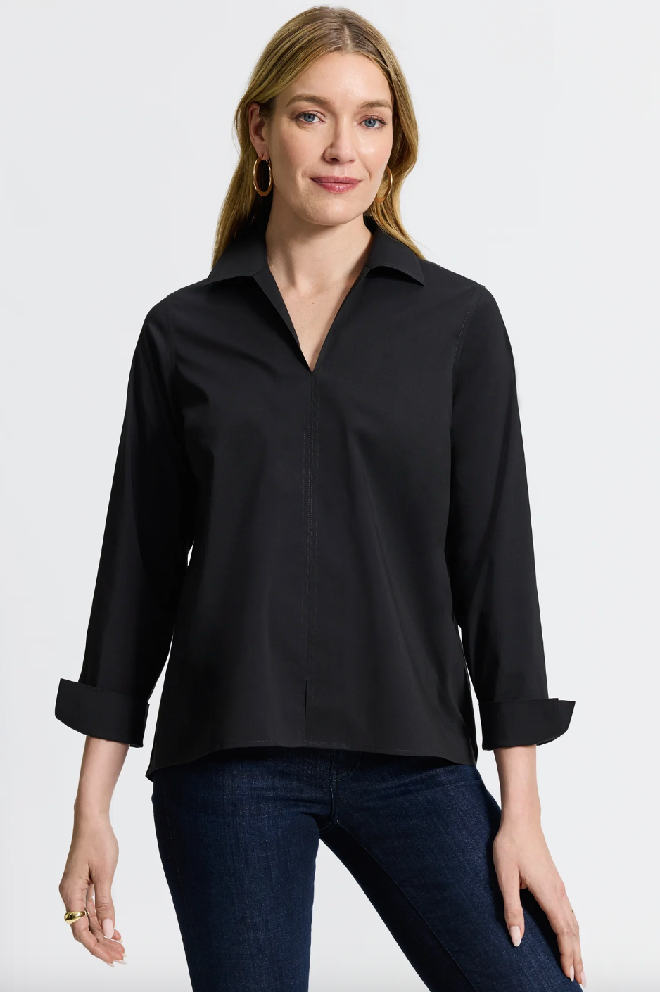 Agnes Sleeve Shirt Black