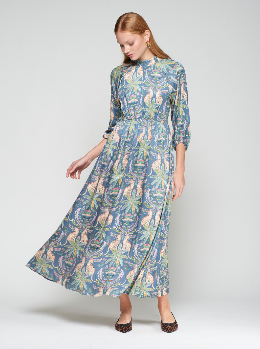 Leopards and Palm Trees Dress