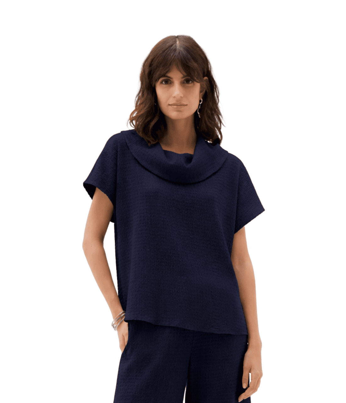 Cowl Collar Top