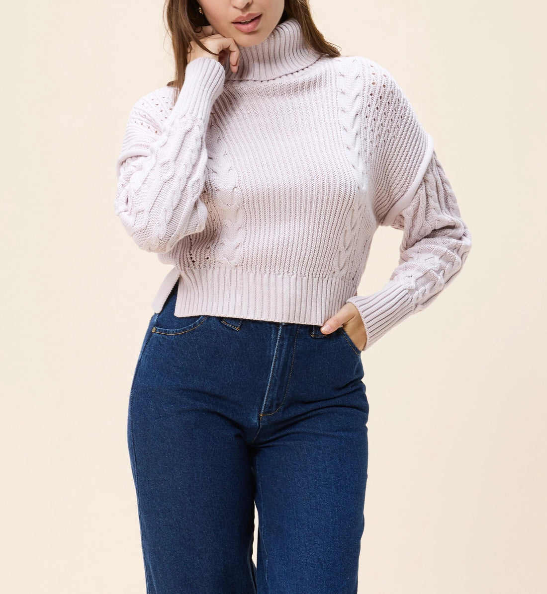Serah Sweater - Orchid Ice